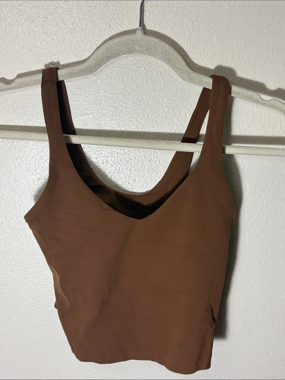 lululemon athletica Chocolate Brown Scoop Tank